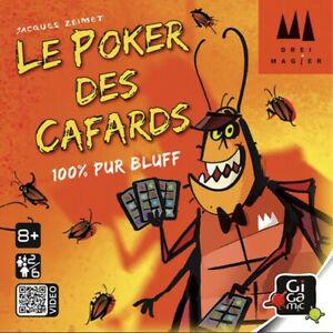 Poker des cafards (8+) - gigamic - jeu de cartes / jeu de