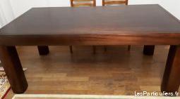 table en bois marron