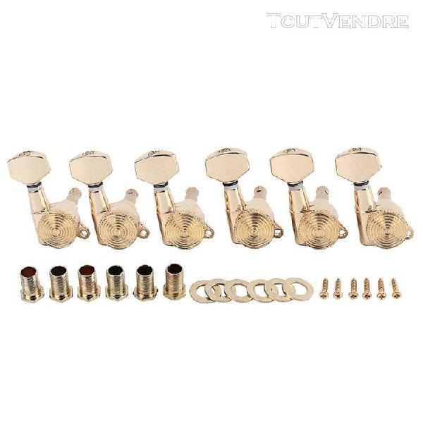 6pcs clés mécaniques 6r,machine pegs tuners,têtes