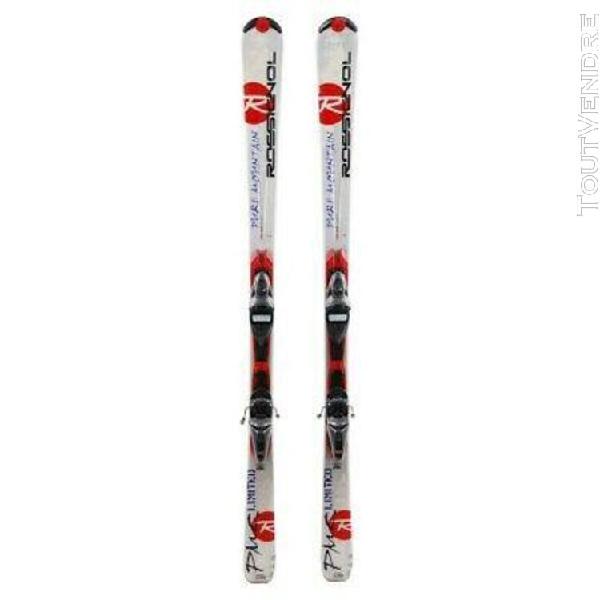 Ski occasion rossignol pure mountain + fixations