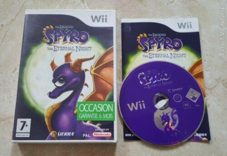 jeu nintendo wii wiiu la legende de spyro le dragon: the et