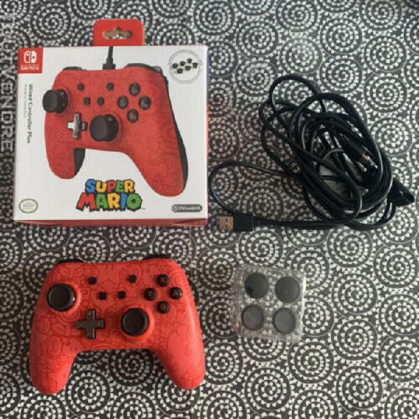 Manette filaire super mario nintendo switch