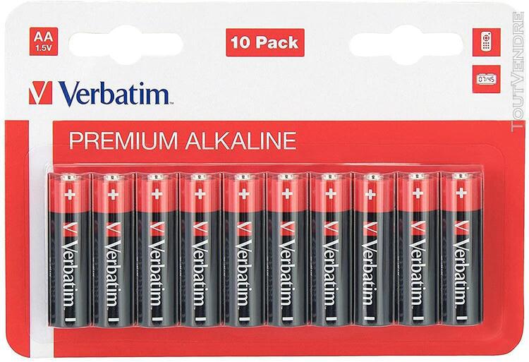 Piles alcaline verbatim piles alcalines aa pile non-recharge