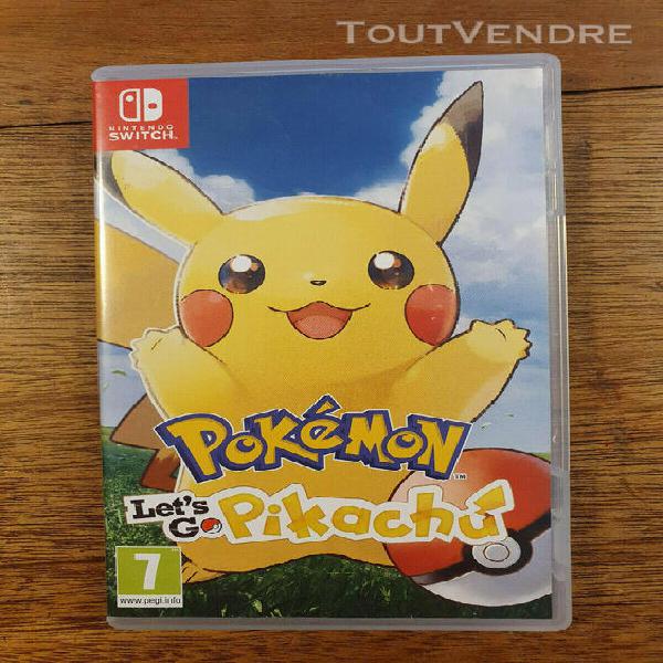 pokémon let's go pikachu (nintendo switch, 2018)