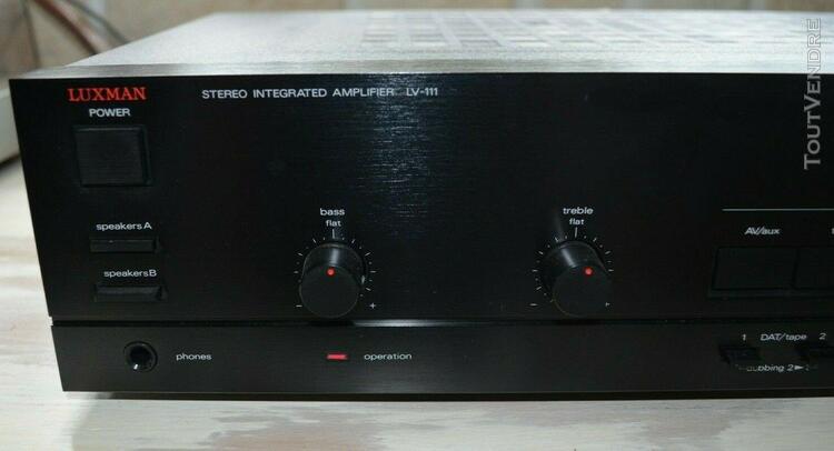 amplificateur luxman lv-111 stéréo integrated amplifier