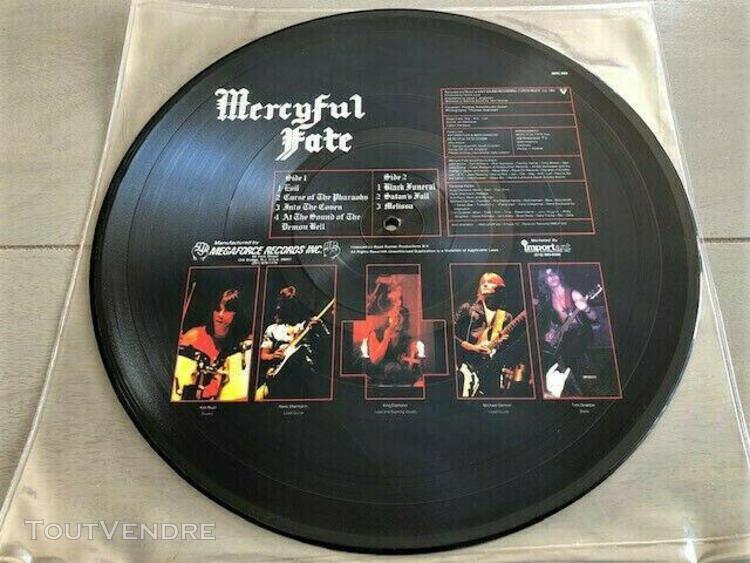 mercyful fate "melissa" - original 1983 1st press pic disc u