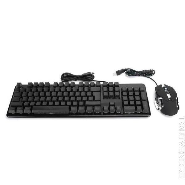 Clavier souris filaire accessoire de jeux d&#39;ordinateur