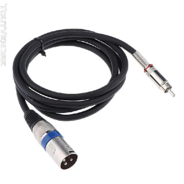 câble audio xlr à rca connecteur audio amplificateur 150cm