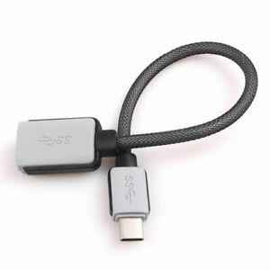 câble court usb a femelle vers adaptateur mâle type c otg