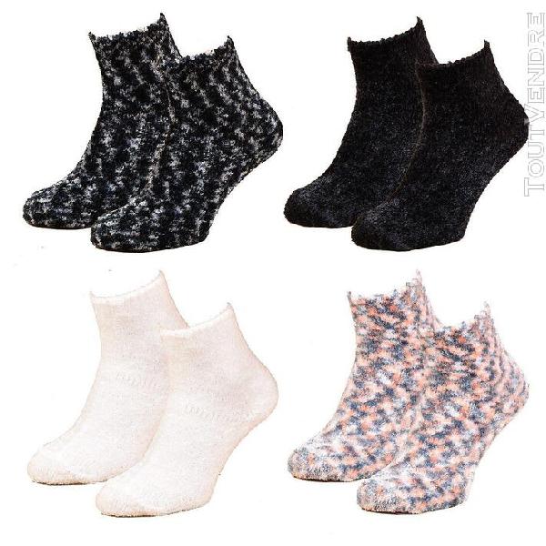 Chaussettes pour femme casa socks toucher doux pack de 4 cas