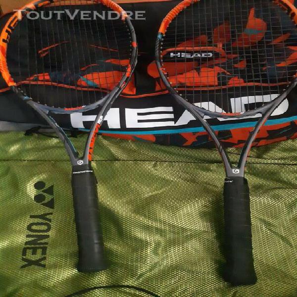 Ensemble head / 2 raquettes graphene xt radical + sac