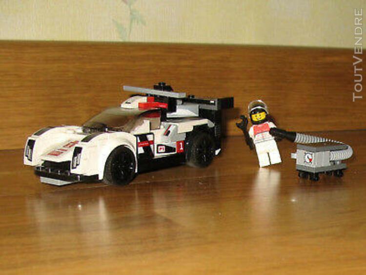 jouet lego jeu construction speed champions audi r18 enfant