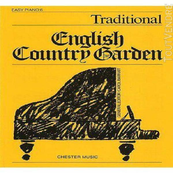 partition pour piano - english country garden - easy piano n