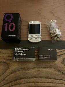 Smartphone blackberry q10 - 16 go - blanc - azerty -