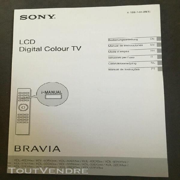 television sony bravia kdl