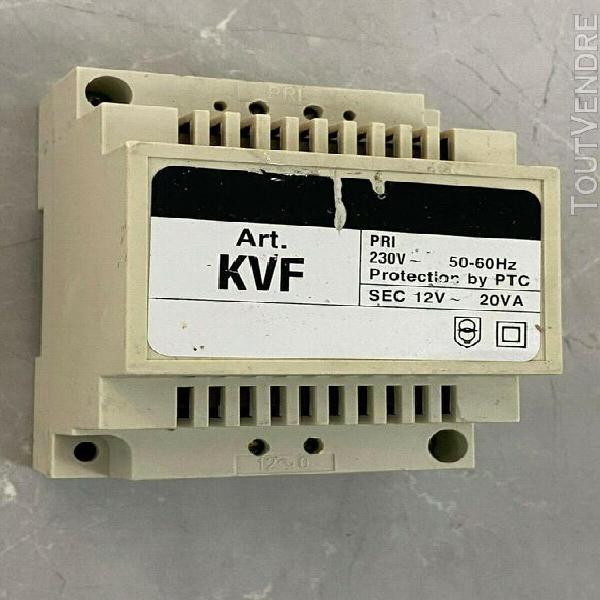 Alimentation, transformateur 12v - 230v 20va. kvf