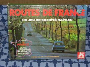 Jeu de société routes de france 1976 nathan complet roland