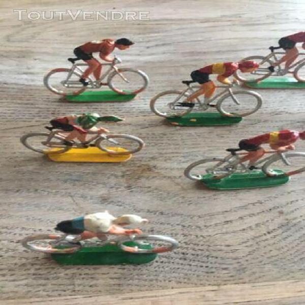 Figurines anciennes cyclistestour de france.