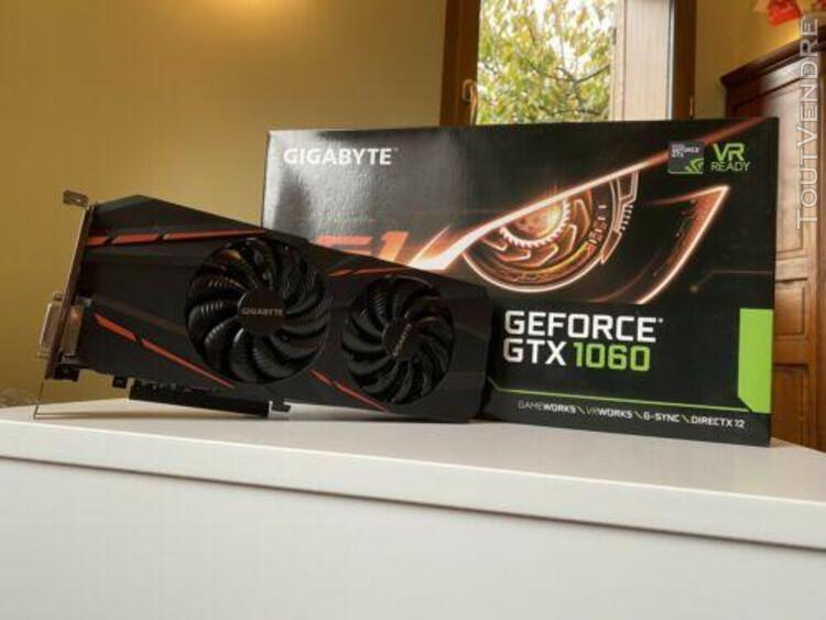 Gigabyte gtx 1060 6gb g1 gaming avec boite d’origine