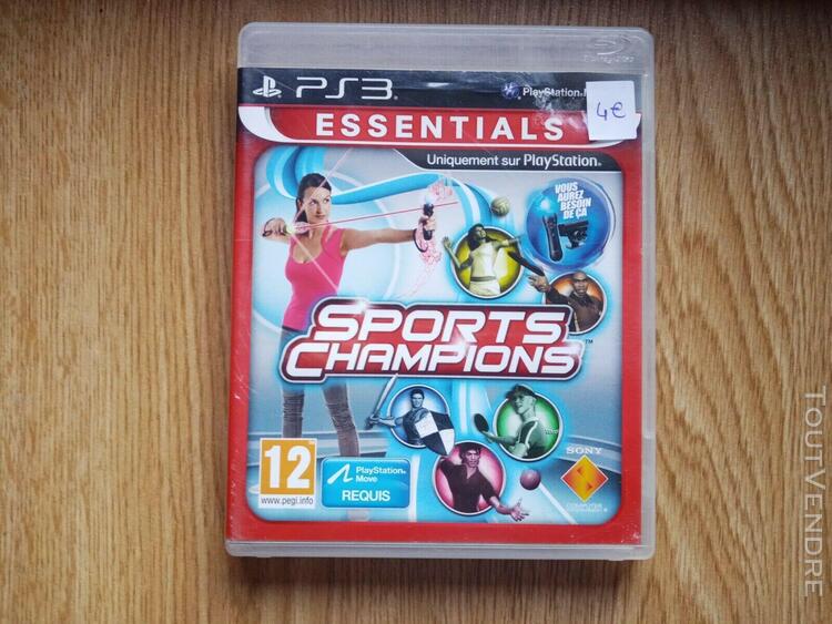 Jeu playstation 3 sports champions version essentials sans n