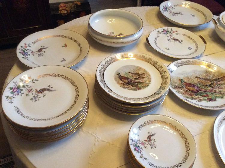 service de table porcelaine chadelaud occasion, bordeaux