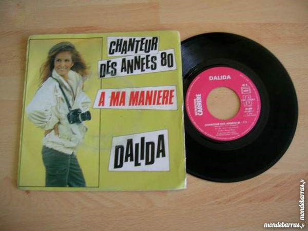 45 tours dalida chanteur des années 80 neuf, nantes (44000)