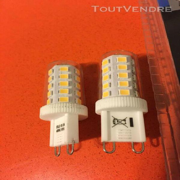 Lot 2 ampoules led g9 3w 380lm eglo - blanc / white - neuves