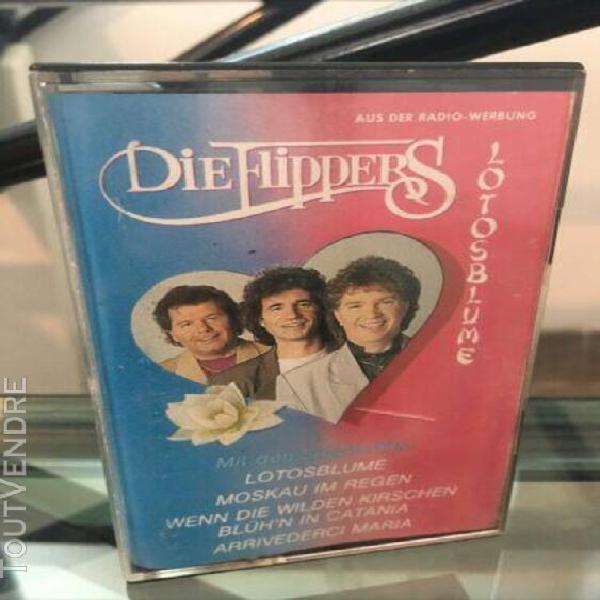 cassette k7 audio mc tape - die flippers - lotosblume