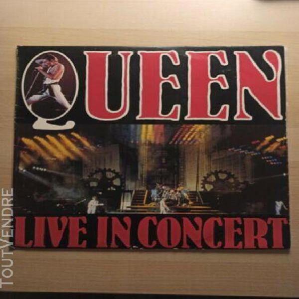 queen - live in concert - lp 1985 new zeland | rare unique p