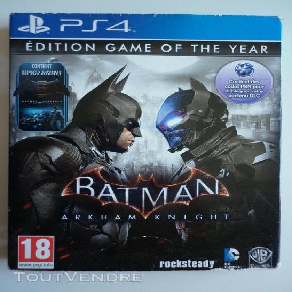 batman arkham knight jeu vidéo ps4 playstation 4