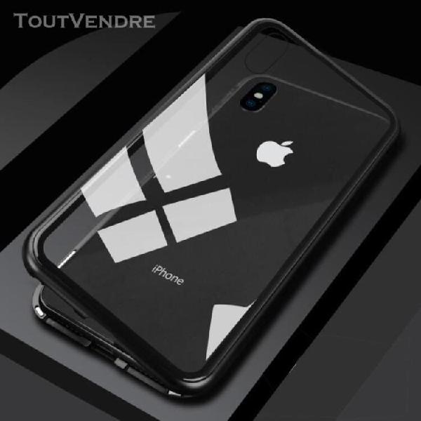 Magnétique adsorption mobile téléphone cas pour iphone x