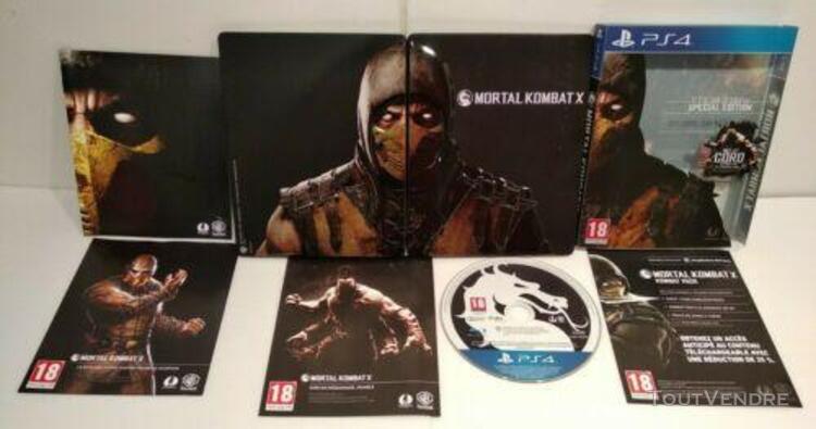 Mortal kombat x special edition steelbook ps4 region free co