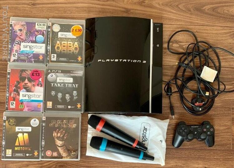 playstation 3 console, singstar bundle