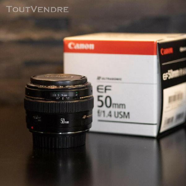 Objectif canon ef 50mm f1.4 f/1.4 usm ultrasonic