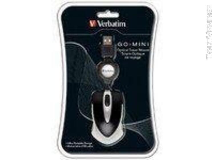 Verbatim optical mini travel mouse usb black, 49020