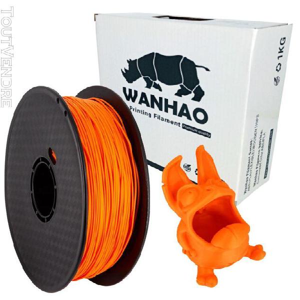 pla premium wanhao orange 1kg/1,75mm - filament pour imprima