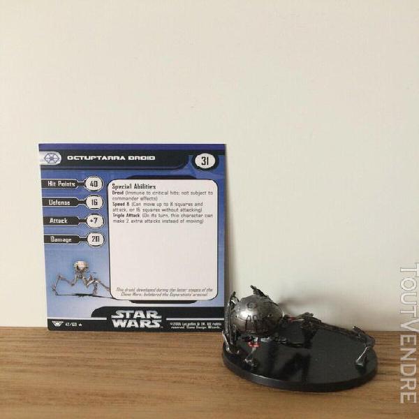 star wars miniatures champions of the force octuptarra droid