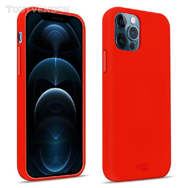 coque iphone 12 pro max silicone premium soft touch soft fee