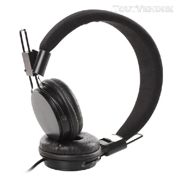 casque -auriculaire avec microphone, casque pliant léger