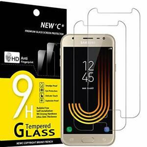 new&apos;c lot de 2, verre trempé compatible avec samsung