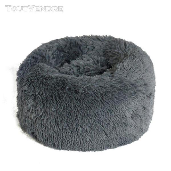 Souple et confortable en peluche super soft pet lit rond nic