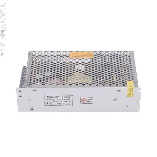 transformateur de tension 240w ac 110v / 220v à 24v dc 10a