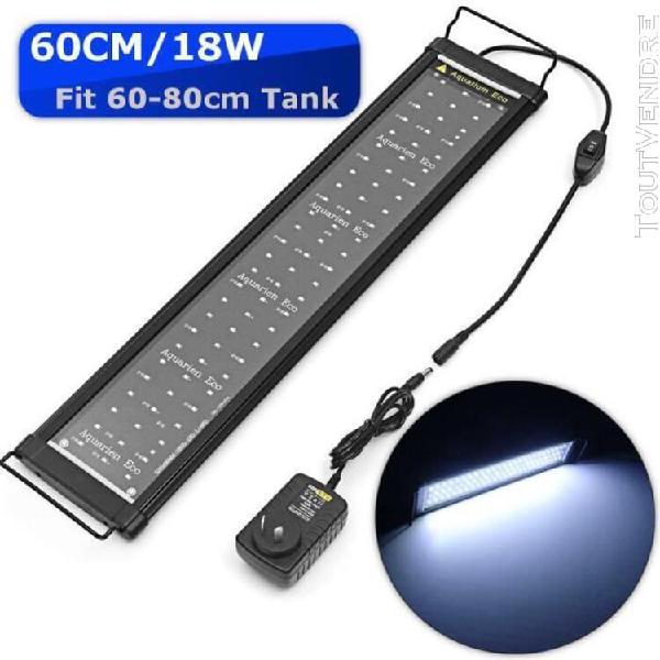 60cm led aquarium 18w 78smd lampe rampe éclairage fish tank