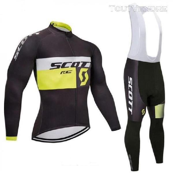 Scott maillot de cyclisme manches longue homme + pantalons