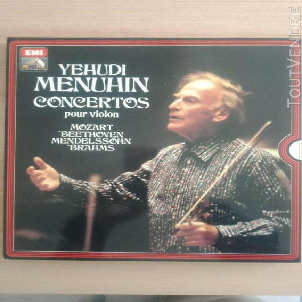 Yehudi menuhin concertos violon mozart beethoven brahms...