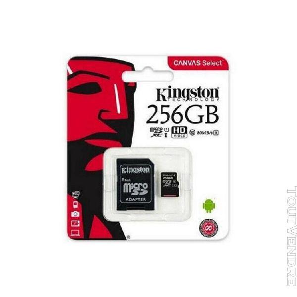 Carte mémoire micro sd avec adaptateur kingston sdcs2 100