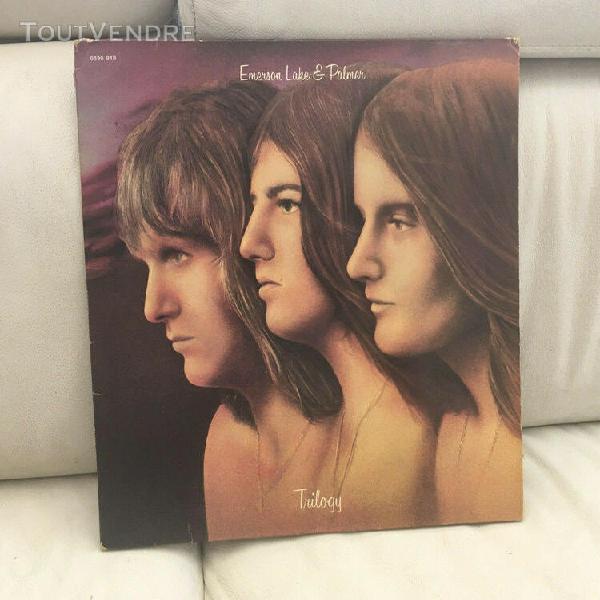 musique. emerson, lake & palmer. trilogy. made in france. 9