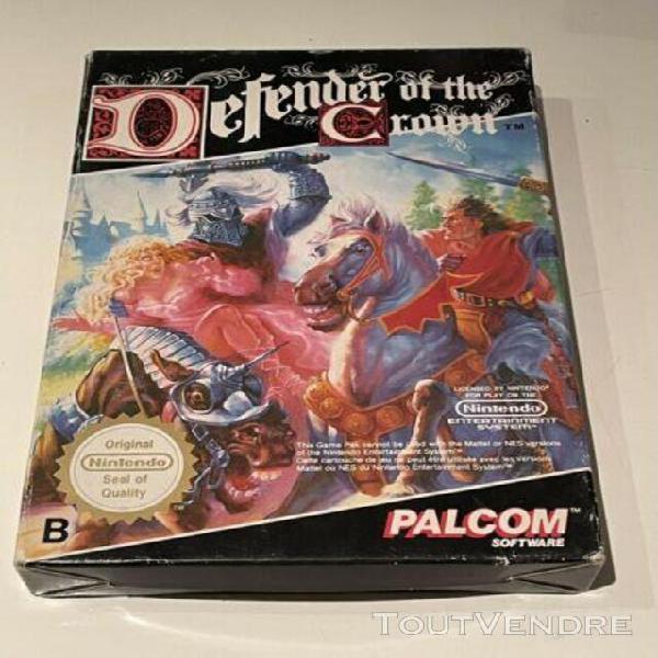 Defender of the crown nes fra en boite boxed nintendo