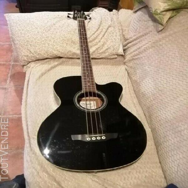 Guitare basse electro acoustique takamine 4 cordes