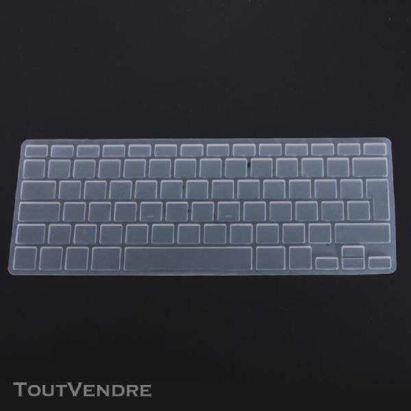 Housse clavier protection silicone transparent pour macbook